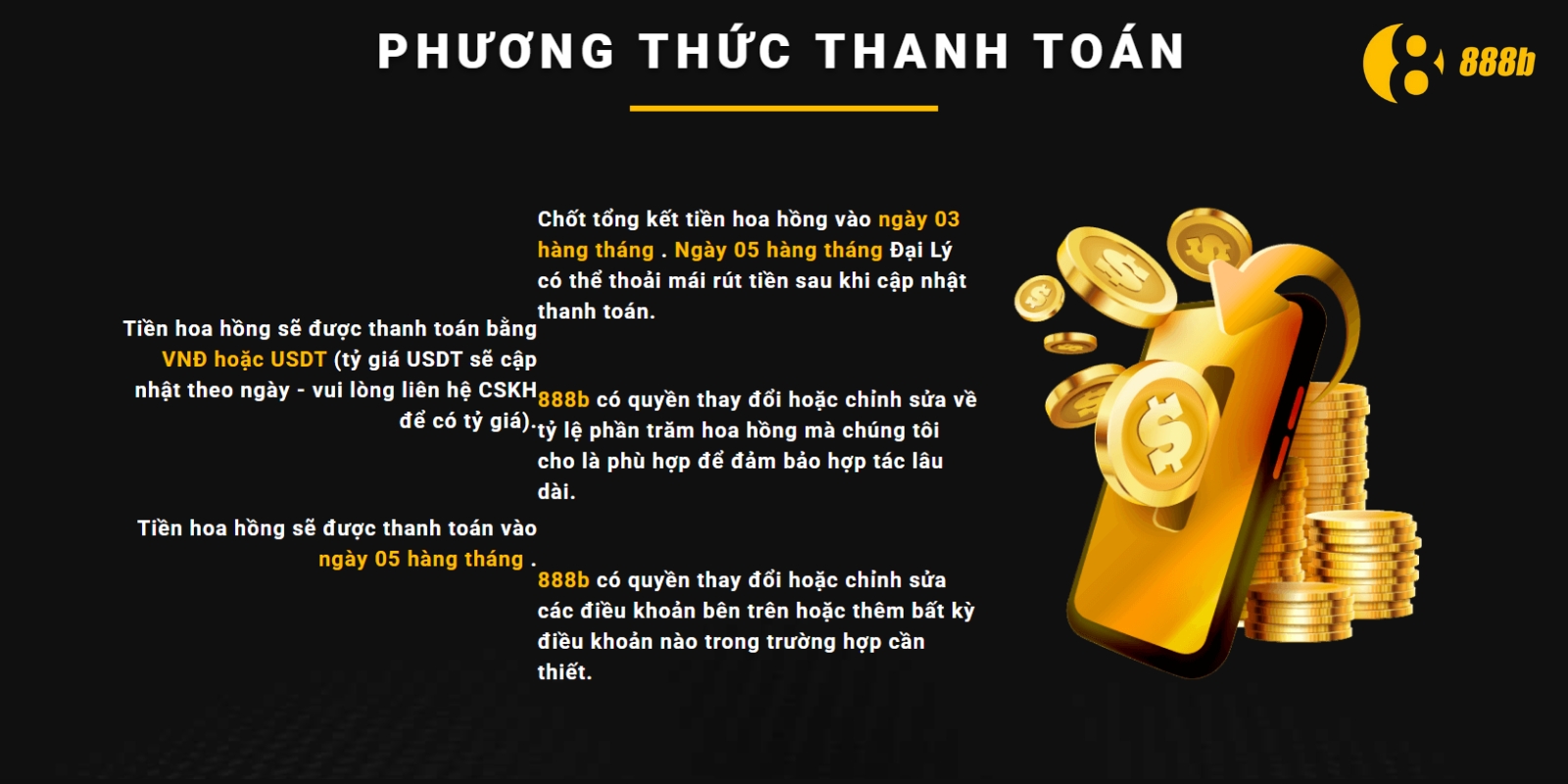 Phương thức thanh toán